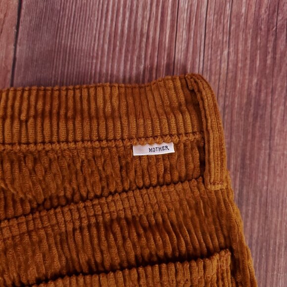 Mother Womens Size 30 High Waisted Study Hover Deep In The Valley Burnt Orange - Picture 11 of 16